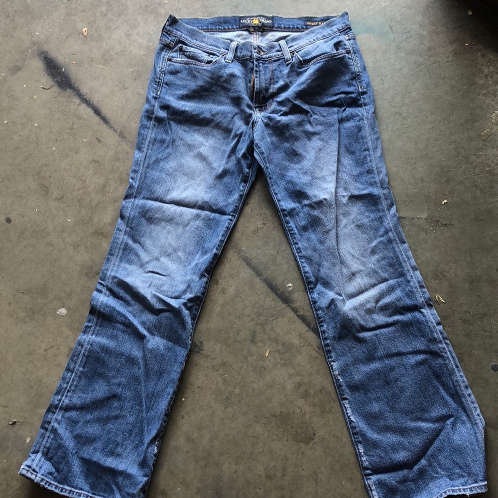 lucky brand size 10/30 low rise jeans